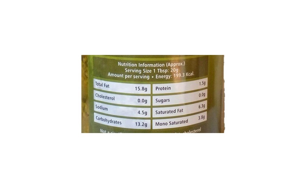 Mannat Pickle Green Chilli    Glass Jar  400 grams